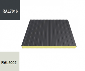 Geribde sandwichpanelen